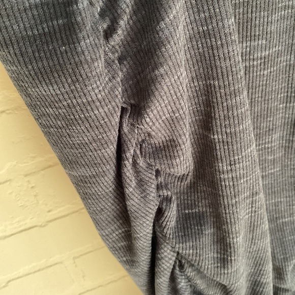 And now this dress heather gray ribbed knit soft cinch sides stretch 3x‎ NEW - Picture 4 of 5